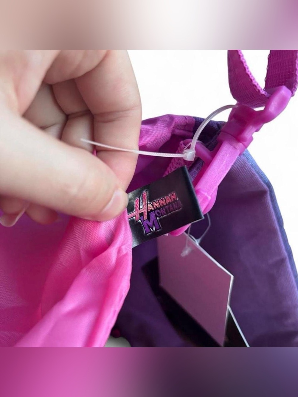 RARE Y2K Disney Hannah Montana Crossbody Bag – NEW With Tags Deadstock - Picture 7 of 8